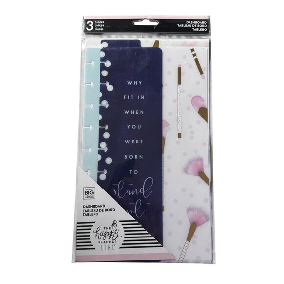 Happy Planner Dashboard Glam Girl 3 Piece Set (BRAND NEW) - Picture 1 of 5